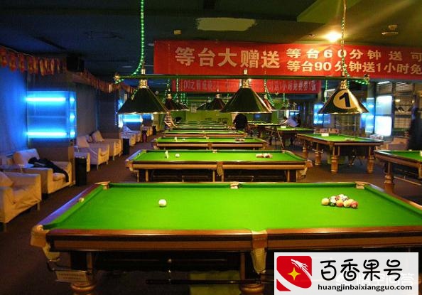 开一个台球厅大概需要多少钱