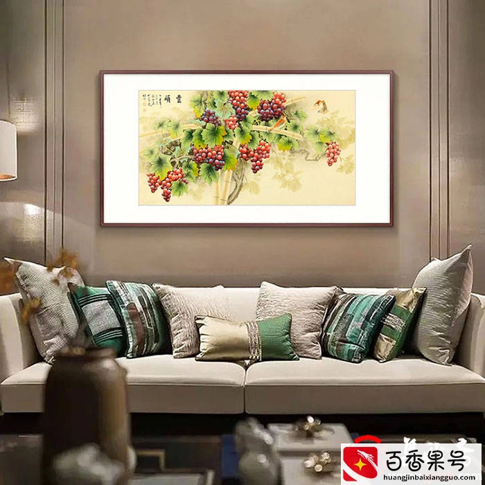 客厅沙发后面挂什么画好 这几款吉祥花鸟画更让你怦然心动