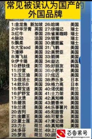 10大品牌误以为中国
