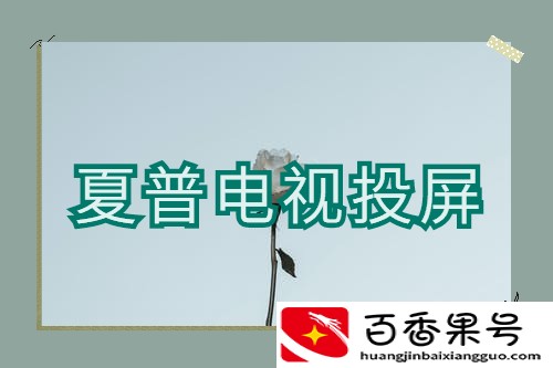 夏普电视怎么开启投屏？手机投屏电视的3个方法简单又高效