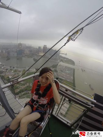 在澳门233米高旅游塔蹦极是怎样一种体验？