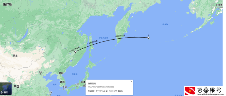 中国离美国有多近