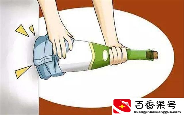 不用开瓶器开葡萄酒