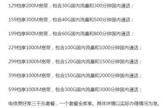 家庭宽带有必要1000兆吗