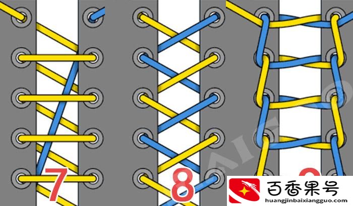 帆布鞋鞋带系法？运动鞋带的系法图解简单好看？