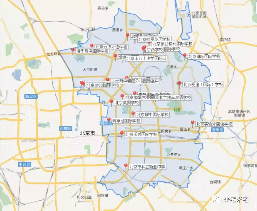 明星为什么都住朝阳区