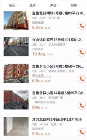 鹤岗房价多少钱一平