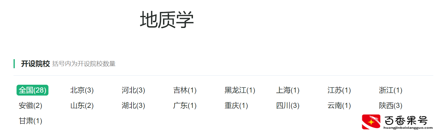 地质学专业就业前景与就业方向