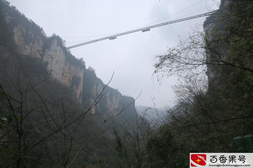 曾经世界第一的张家界玻璃桥又有新玩法，从260米高的桥面上蹦极